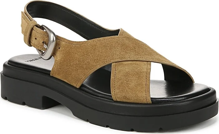 Vince Women's Helena Leather Flat Sandals