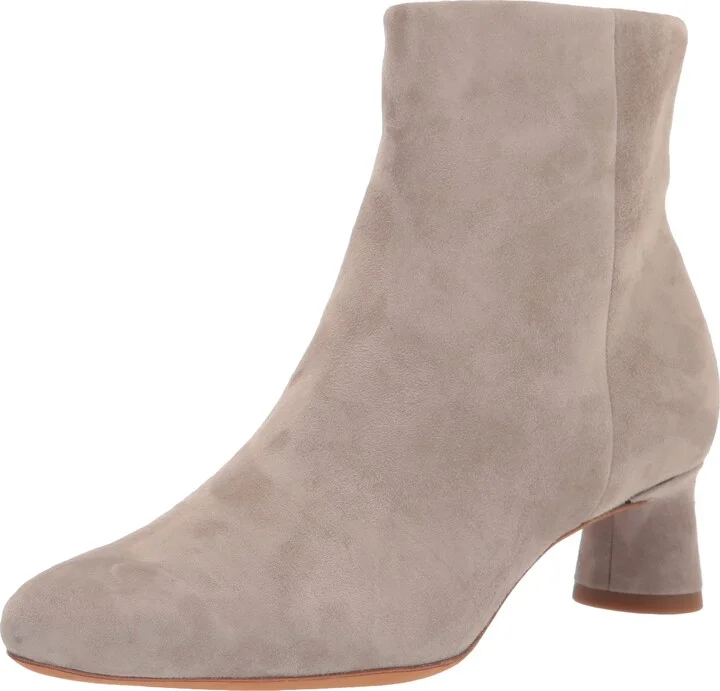 Vince Womens Hilda Bootie Light Woodsmoke Grey Suede 11 M