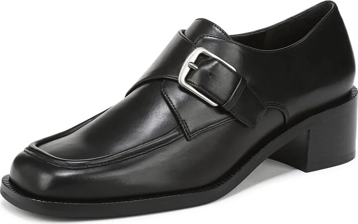 Vince Womens Lennox Loafer Black Leather 7 M
