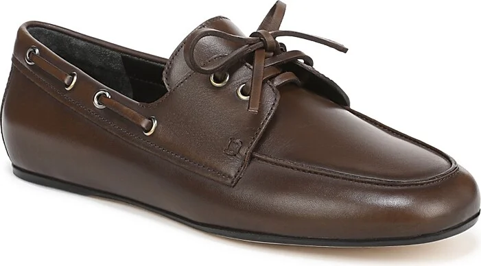 Vince Women's Marin Leather Boat Shoes
