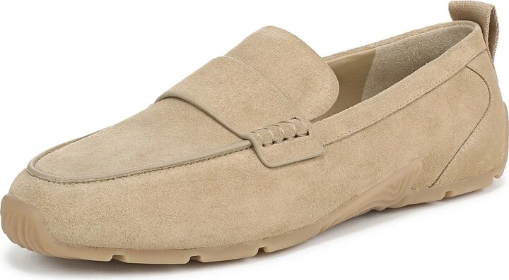 Vince Womens Mojave Loafer Sand Trail Beige Suede 7 M