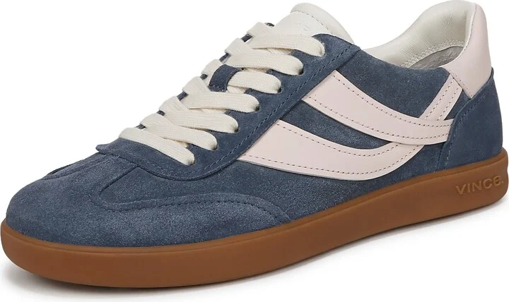 Huntington Blue/Powder Pink Suede