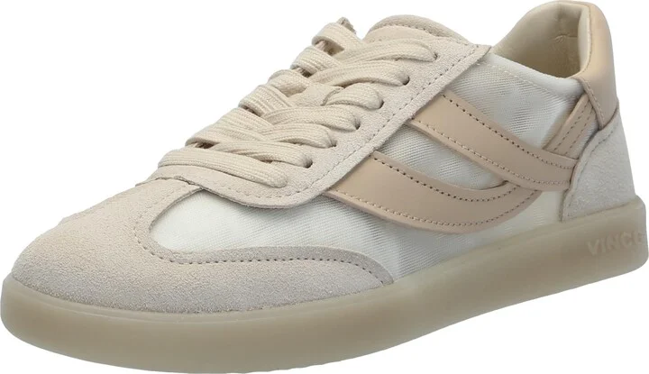Vince Womens Oasis-w Lace Up Fashion Sneaker Moonlight White Mesh 6.5 M