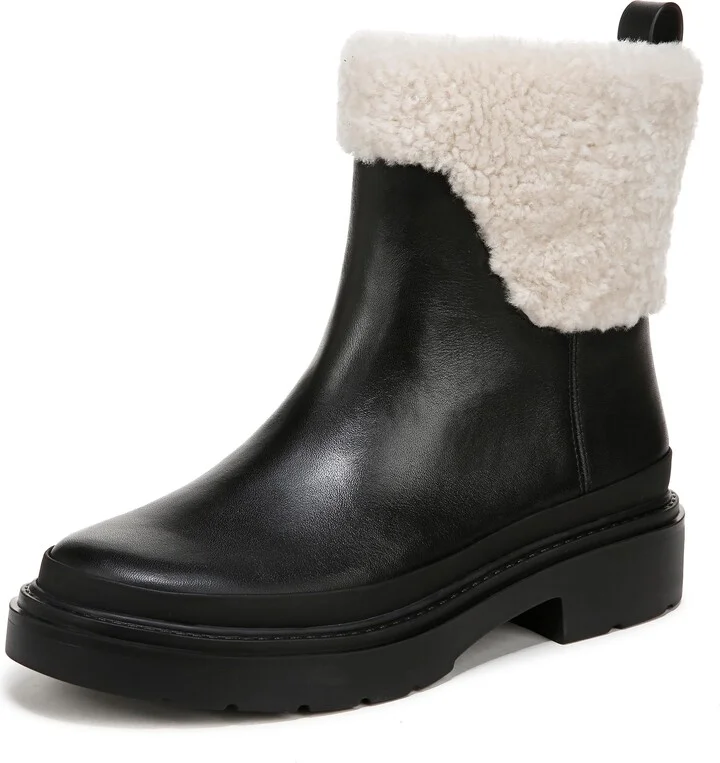 Vince Womens Percie Ankle Boot Black 6.5 M