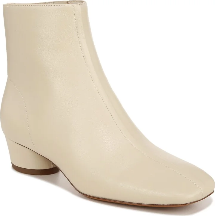 Vince Womens Ravenna Ankle Boot Moonlight White Leather 6.5 M