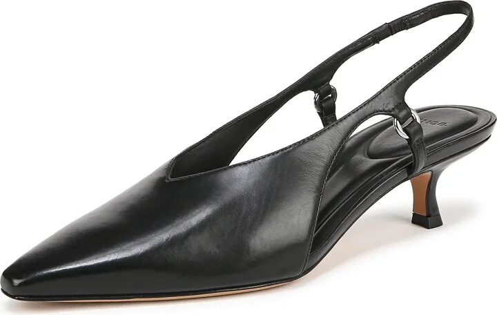 Vince Womens Sabrina Pump Black Leather 8.5 M