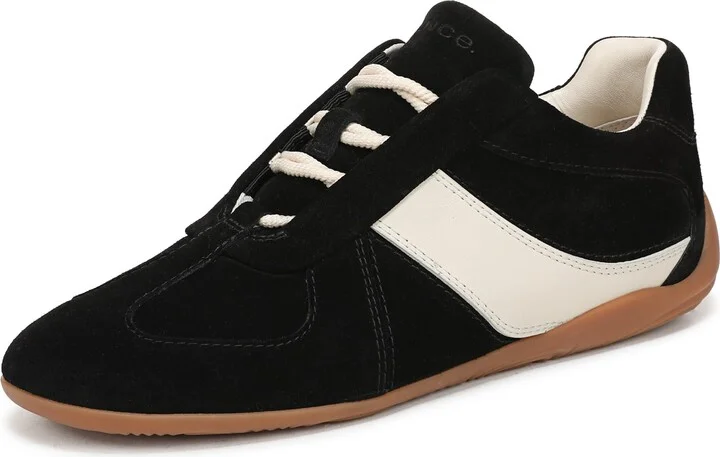 Black/Flax Suede