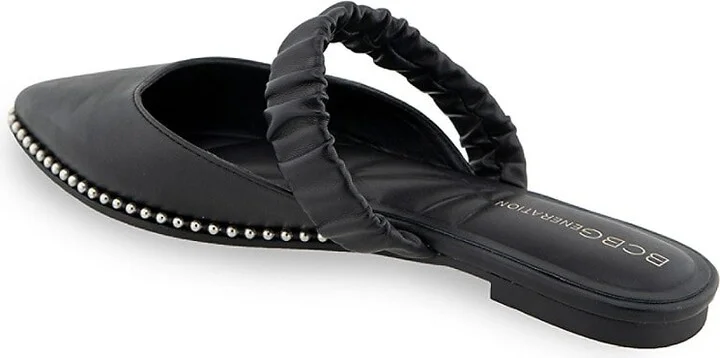 Vindo Embellished Faux Leather Mules - Image 2