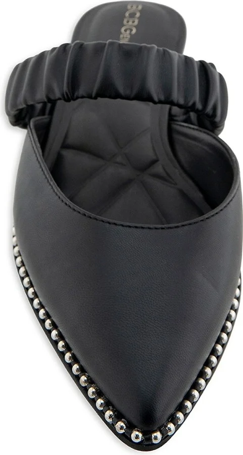 Vindo Embellished Faux Leather Mules - Image 4