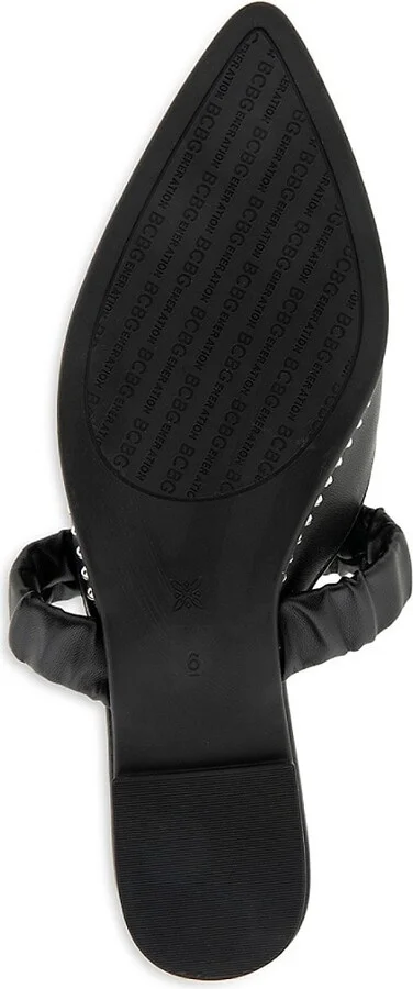Vindo Embellished Faux Leather Mules - Image 7