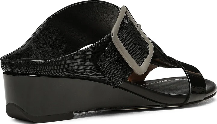 Vine Buckled Wedge Sandal - Image 2