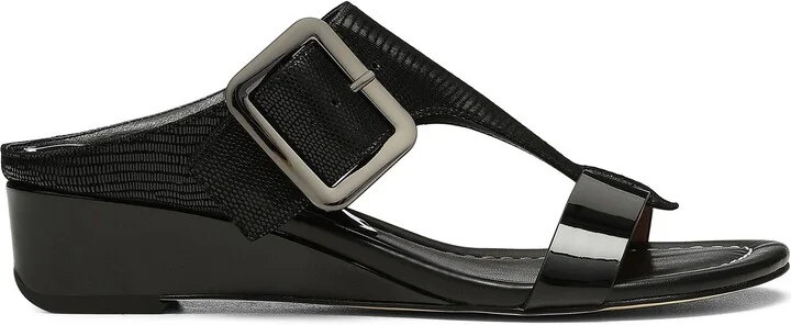 Vine Buckled Wedge Sandal - Image 4