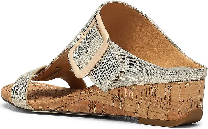 Vine Buckled Wedge Sandal - Image 9