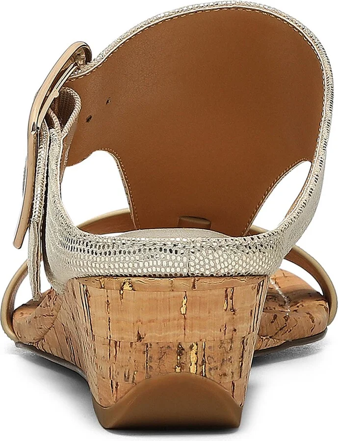 Vine Buckled Wedge Sandal - Image 10