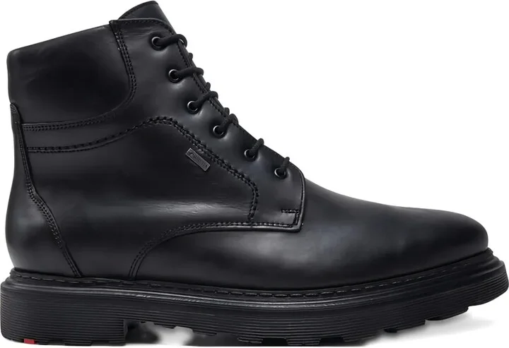 Vine lace-up leather boots