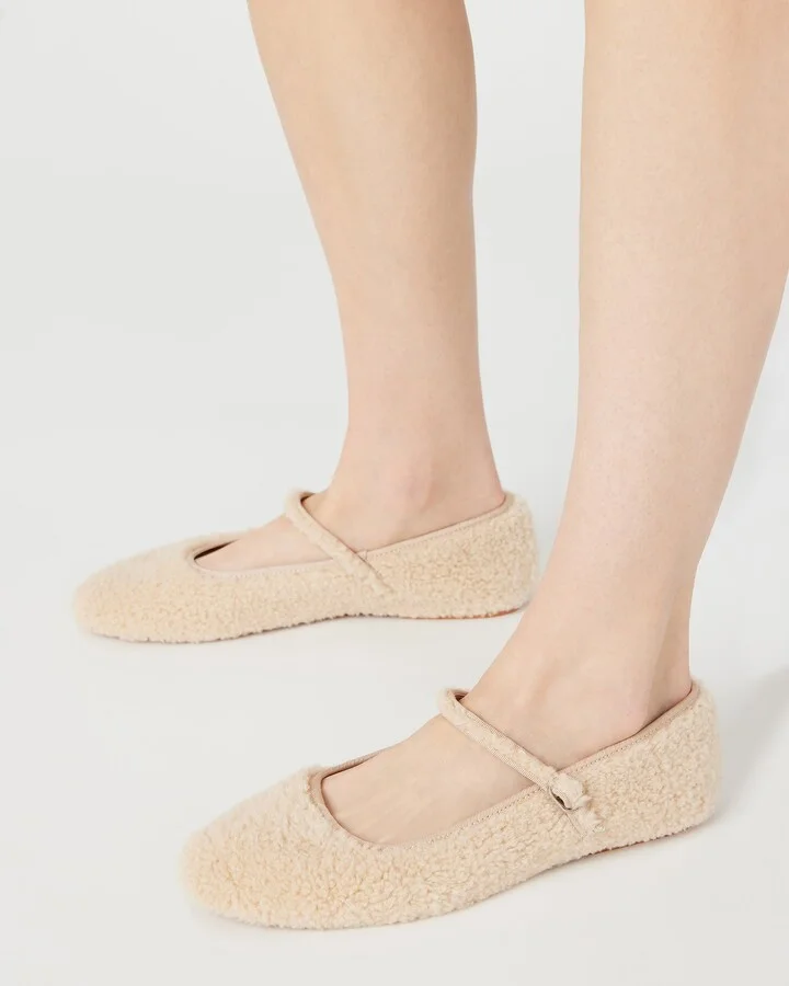 Vinetta Faux Shearling Natural - Image 2
