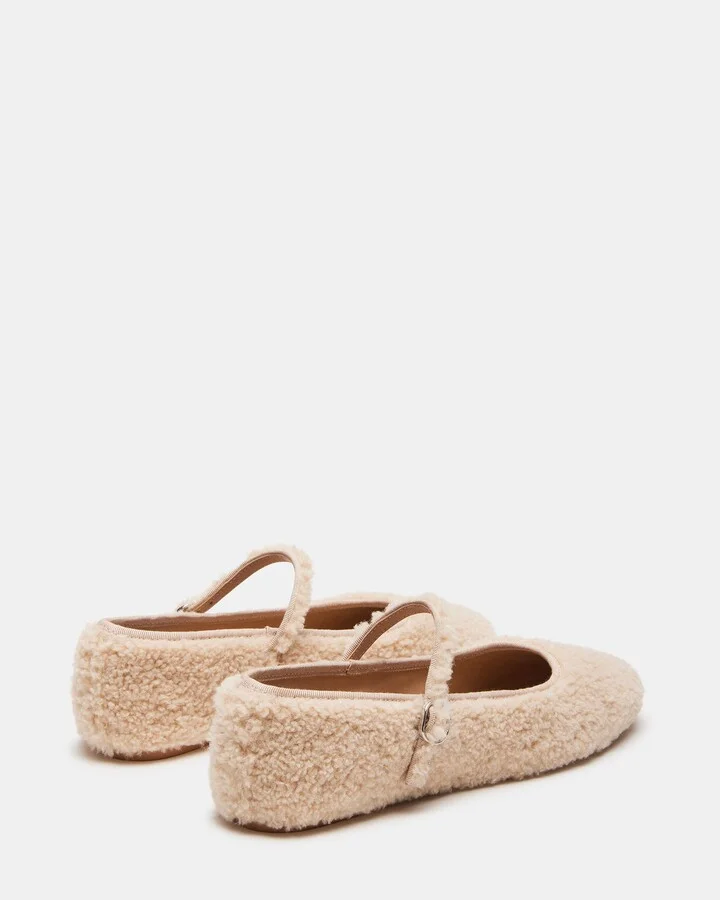 Vinetta Faux Shearling Natural - Image 6