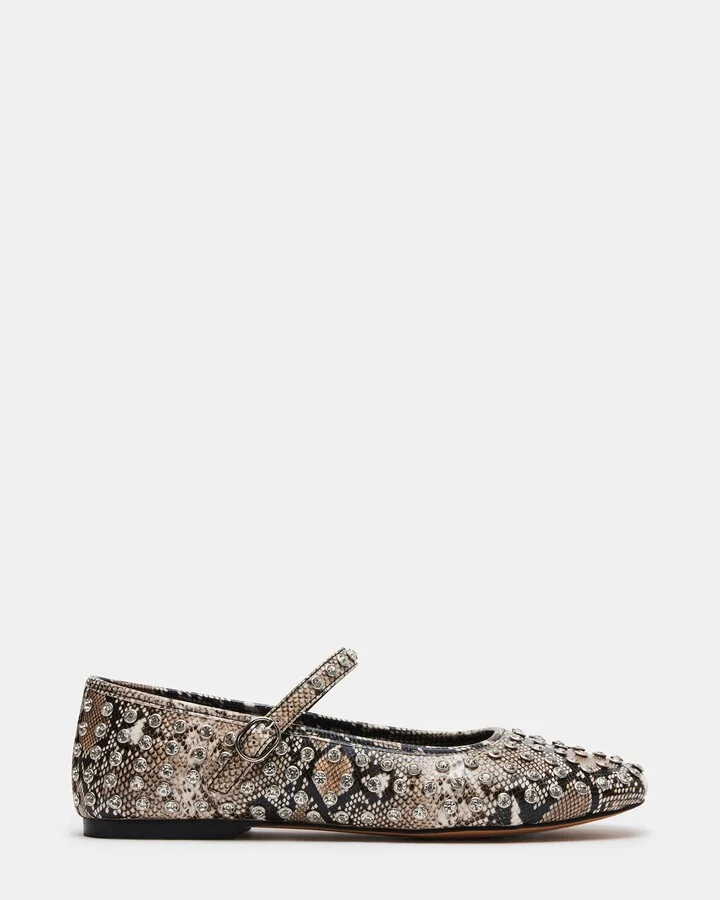 Vinetta Natural Snake Rhinestones