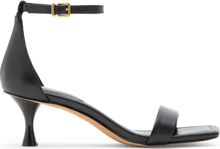 Vinkely Square Toe Kitten Heel Sandal - Image 4