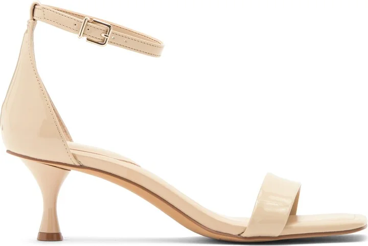 Vinkely Square Toe Kitten Heel Sandal - Image 10