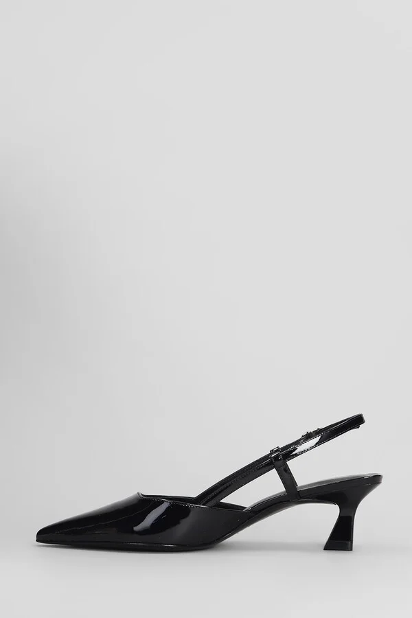 Vinnie 50 Pumps In Black Patent Leather - Image 3