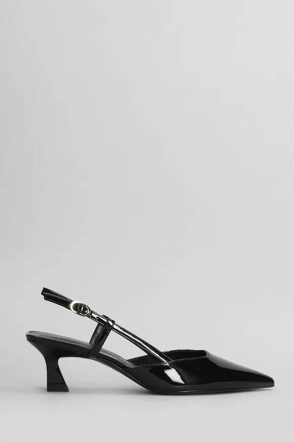 Vinnie 50 Pumps In Black Patent Leather