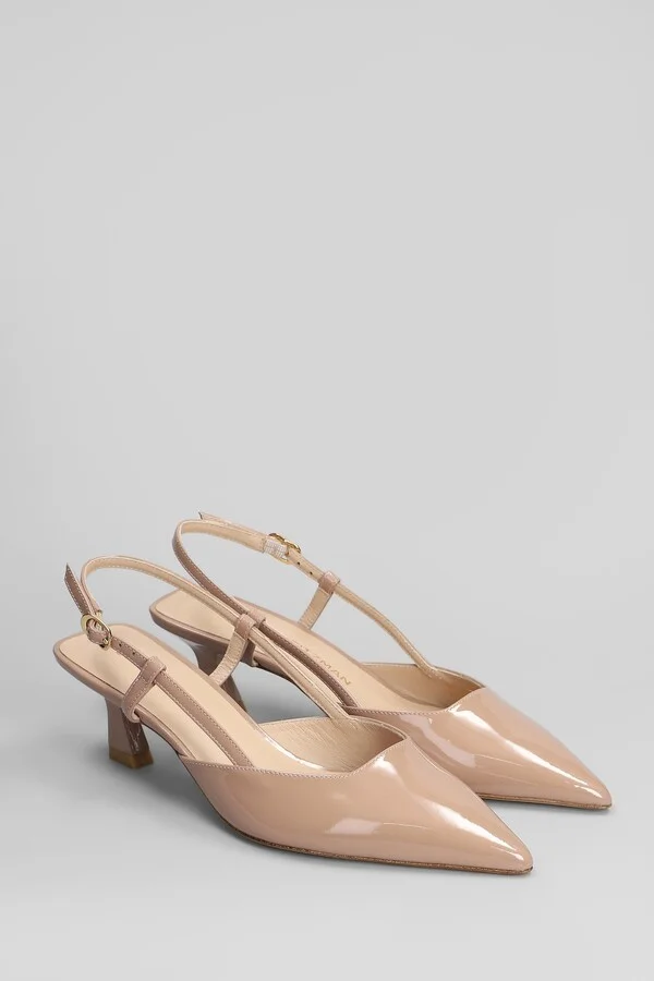 Vinnie 50 Pumps In Rose-pink Patent Leather - Image 2