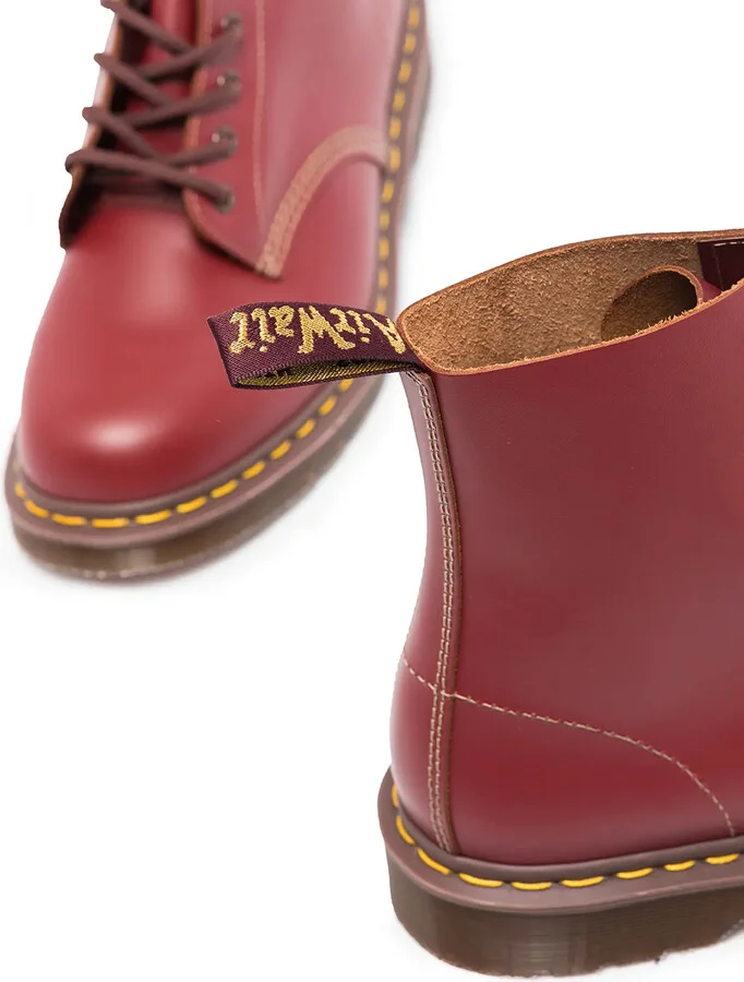 Vintage 1460 leather ankle boots - Image 4
