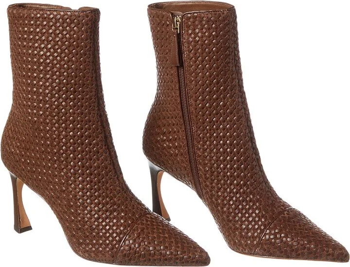 Vintage Alexandre Birman Myra Tresse 85 Leather Bo