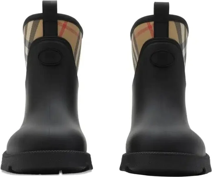Vintage Check-Detailed Rain Boots - Image 2