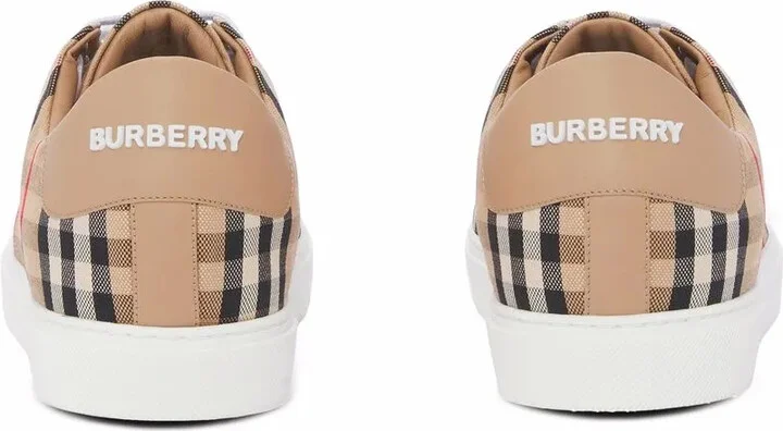 Vintage Check lace-up sneakers - Image 3