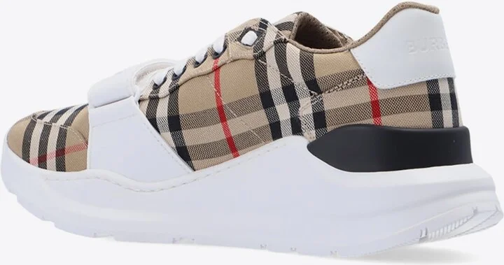 Vintage Check Low-Top Sneakers - Image 2