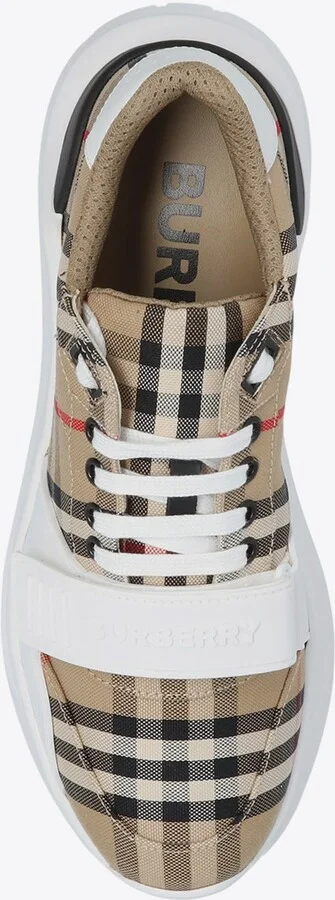 Vintage Check Low-Top Sneakers - Image 3