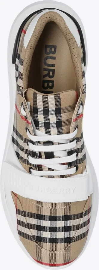 Vintage Check Low-Top Sneakers - Image 3