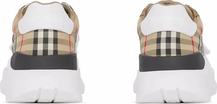 Vintage Check-pattern touch-strap sneakers - Image 3