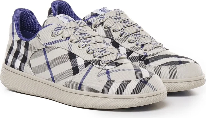 Vintage Check Sneakers - Image 2