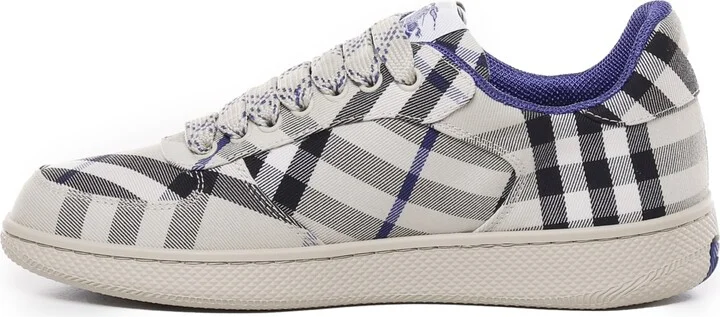 Vintage Check Sneakers - Image 4