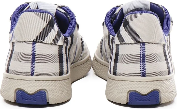 Vintage Check Sneakers - Image 3
