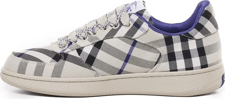 Vintage Check Sneakers - Image 4