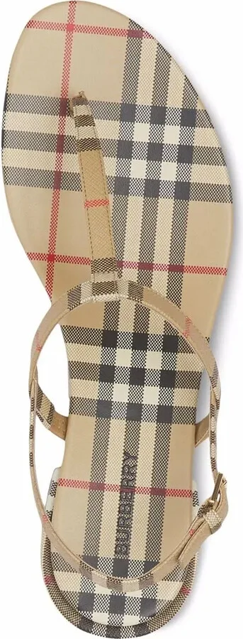 Vintage Check thong-strap sandals - Image 4