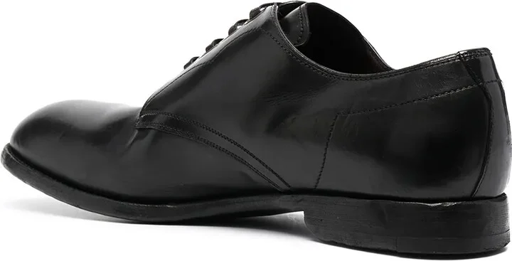 vintage-finish calfskin Derby shoes - Image 3
