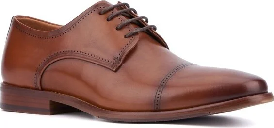 Vintage Foundry Co. Men's Brent Oxford Dress Shoe - , COGNAC