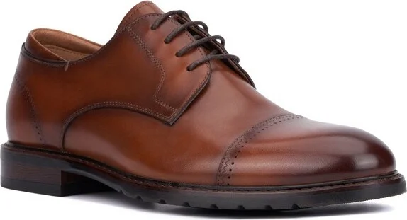 Vintage Foundry Co. Men's Emerson Oxford Dress Shoe - , COGNAC