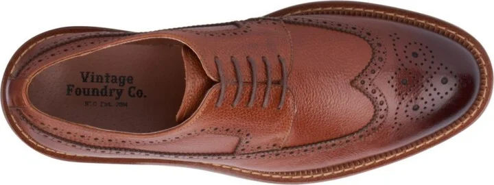 Vintage Foundry Co Men's Leather Jarvis Oxfords Shoes - Image 9