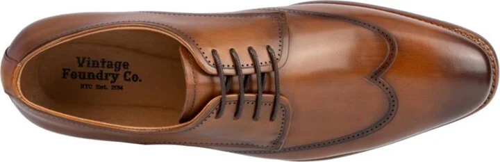 Vintage Foundry Co Men's Leather Orton Oxfords Shoes - Image 9