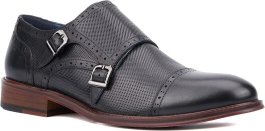 Vintage Foundry Co. Men's Morgan Dress Monk Strap - BLACK,