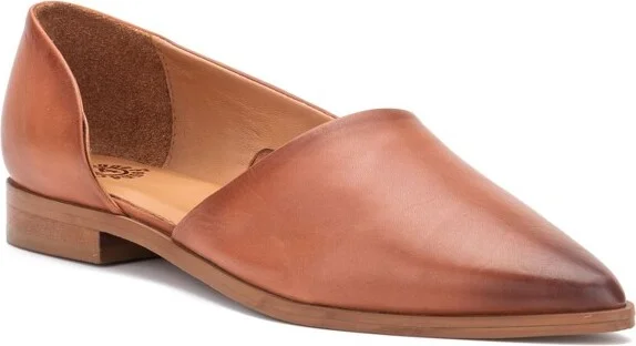 Vintage Foundry Co. Women's Corinne Flats - 6, COGNAC