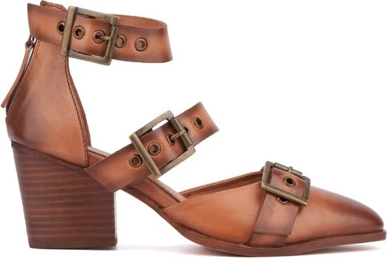 Vintage Foundry Co. Women's Kaydence Heel Sandal - TAN, - Image 2
