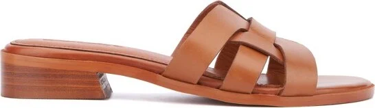 Vintage Foundry Co. Women's Lacy Flat Sandal - BROWN, - Image 3