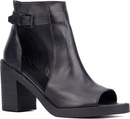 Vintage Foundry Co. Women's Laverne Heel Sandal - BLACK,